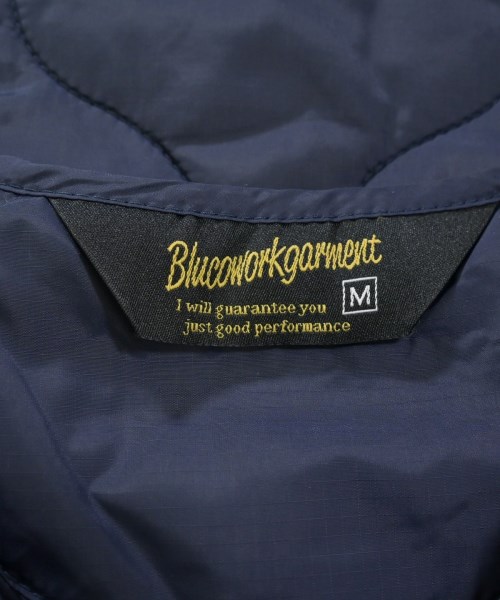 BLUCO WORK GARMENT（ブルコワークガーメント）ダウンジャケット/ダウンベスト 紺 サイズ:M メンズ/2200700016129