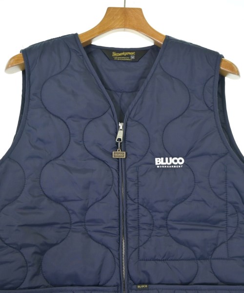 BLUCO WORK GARMENT（ブルコワークガーメント）ダウンジャケット/ダウンベスト 紺 サイズ:M メンズ/2200700016129