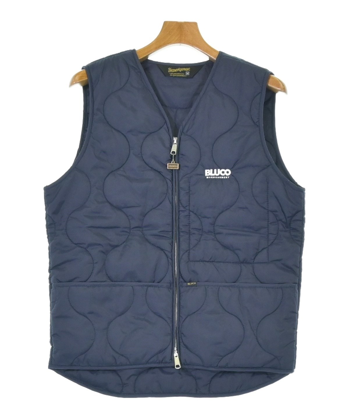 BLUCOカモフラージュ ダウンベスト サイズ表記あり BLUCO WORK GARMENT（ブルコワークガーメント）ダウンジャケット