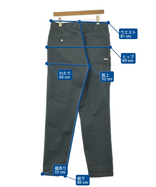 BLUCO WORK GARMENT（ブルコワークガーメント）チノパン 緑 サイズ:L メンズ/2200732023140