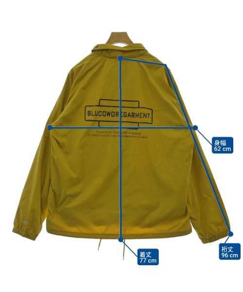 BLUCO WORK GARMENT（ブルコワークガーメント）その他 黄 サイズ:XL メンズ/2200717536108