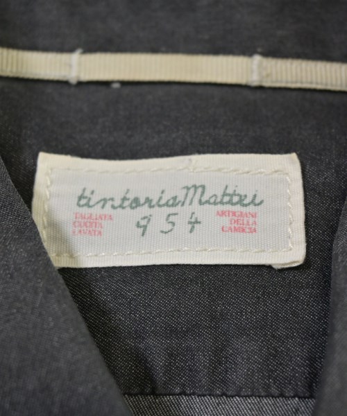 TINTORIA MATTEI（ティントリアマッティ）カジュアルシャツ グレー サイズ:38(S位) メンズ/2200659938213