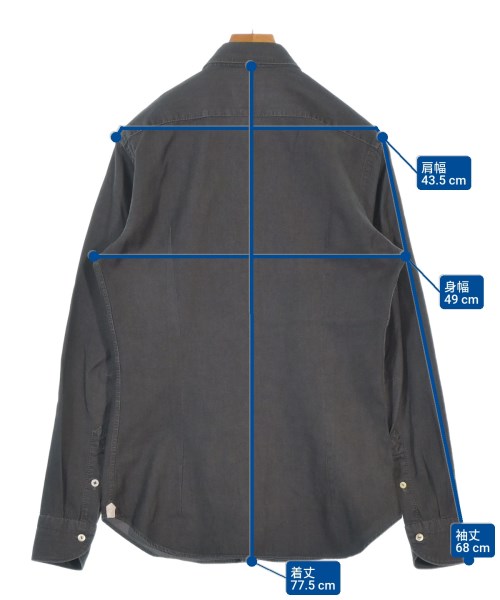 TINTORIA MATTEI（ティントリアマッティ）カジュアルシャツ グレー サイズ:38(S位) メンズ/2200659938213