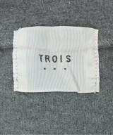 trois（トロア）Tシャツ・カットソー グレー サイズ:F レディース/2200693092063
