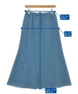trois（トロア）ロング・マキシ丈スカート 青 サイズ:F レディース/2200662163053