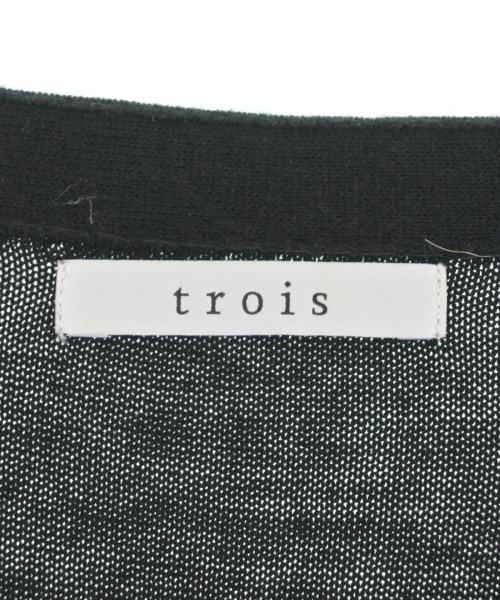 trois（トロア）ニット・セーター 黒 サイズ:F レディース/2200717669073