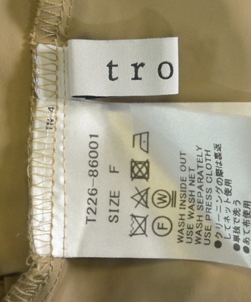 trois（トロア）ロング・マキシ丈スカート ベージュ サイズ:F レディース/2200646638027