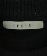trois（トロア）ニット・セーター 紺 サイズ:F レディース/2200722127025