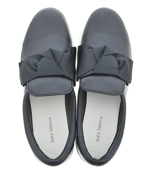 pura bianca（プーラビアンカ）スニーカー 黒 サイズ:24.5cm レディース/2200640423155