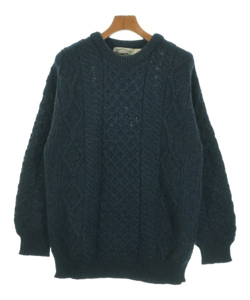 aran crafts(アランクラフツ)ニット・セーター 紺 サイズ:L/2200645990027