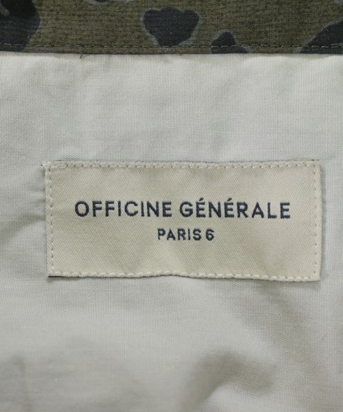 OFFICINE GENERALE（オフィシンジェネラール）カジュアルシャツ 緑 サイズ:M メンズ/2200619085025