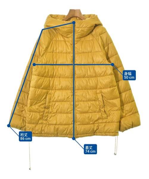 Marella Sport（マレーラスポーツ）ダウンジャケット/ダウンベスト 黄 サイズ:42(M位) レディース/2200641722011