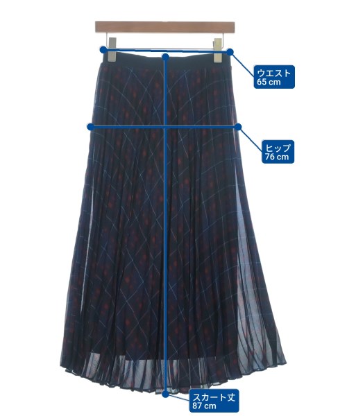 Marella Sport（マレーラスポーツ）ロング・マキシ丈スカート 紺 サイズ:40(M位) レディース/2200651170055