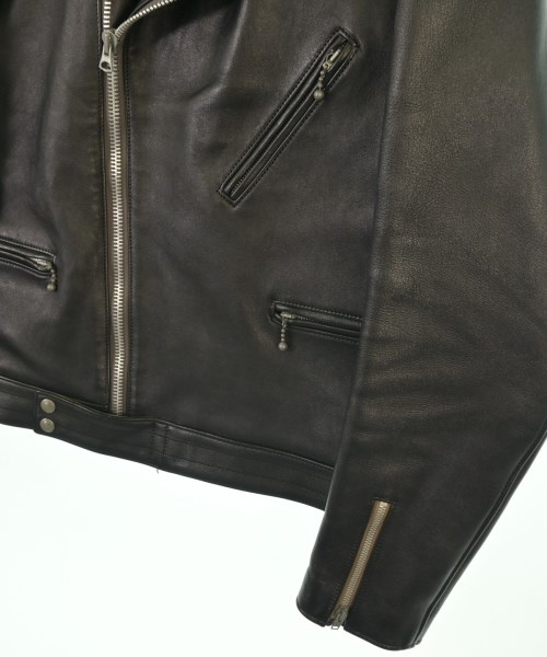 ADDICT CLOTHES（アディクトクローズ）ライダース 黒 サイズ:42(L位) メンズ/2200615219011