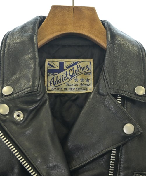 ADDICT CLOTHES（アディクトクローズ）ライダース 黒 サイズ:36(S位) レディース/2200654414019