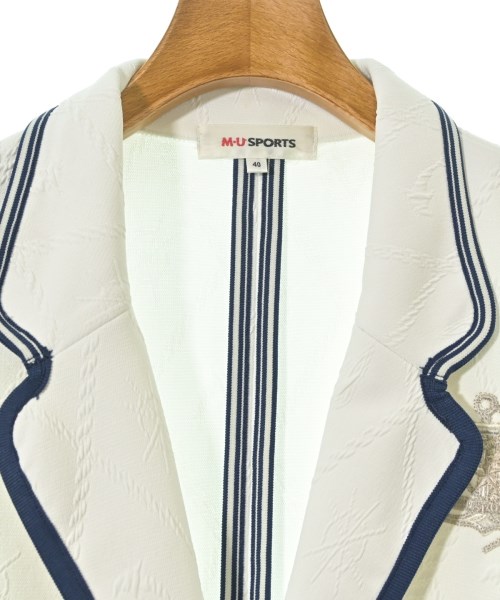 M・U SPORTS（エムユースポーツ）ジャケット 白 サイズ:40(M位) レディース/2200622511146