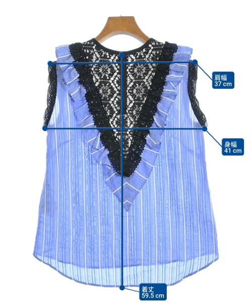 Adonisis（アドニシス）ブラウス 青 サイズ:F レディース/2200621225099