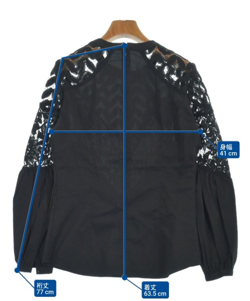 Adonisis（アドニシス）ブラウス 黒 サイズ:F レディース/2200627750076