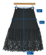Adonisis（アドニシス）ひざ丈スカート 黒 サイズ:F レディース/2200695828028