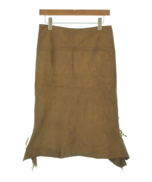 NIGEL PRESTON & KNIGHT（ナイジェルプレストンアンドナイト）ロング・マキシ丈スカート 茶 サイズ:XS レディース/2200616755099