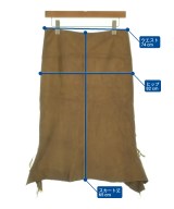 NIGEL PRESTON & KNIGHT（ナイジェルプレストンアンドナイト）ロング・マキシ丈スカート 茶 サイズ:XS レディース/2200616755099