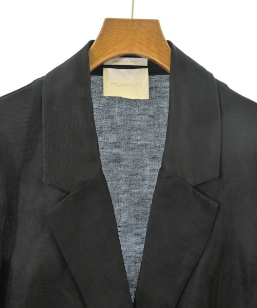 momoni（モモニ）カジュアルジャケット 黒 サイズ:40(M位) レディース/2200622194066