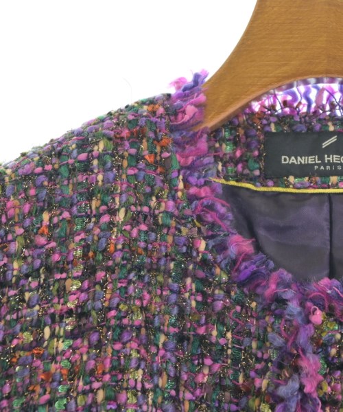 DANIEL HECHTER（ダニエルエシュテル）ノーカラージャケット 紫 サイズ:38(M位) レディース/2200663332076