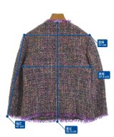 DANIEL HECHTER（ダニエルエシュテル）ノーカラージャケット 紫 サイズ:38(M位) レディース/2200663332076