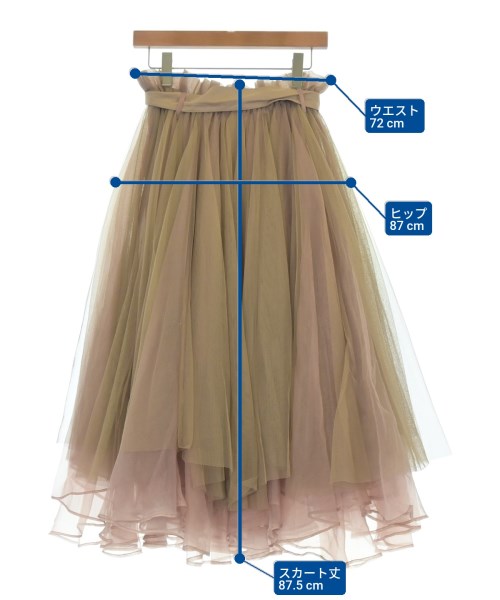 la belle Etude（ラベルエチュード）ロング・マキシ丈スカート ベージュ サイズ:F レディース/2200631756033