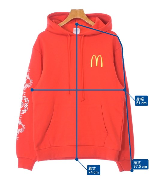 CLOT（クロット）パーカー 赤 サイズ:L メンズ/2200638173093