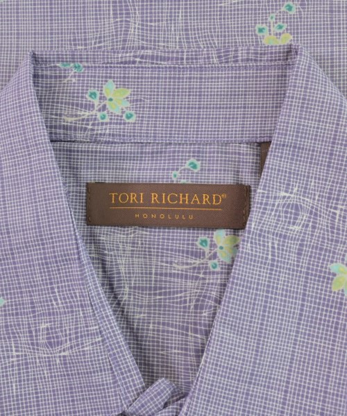 TORI RICHARD（トリリチャード）カジュアルシャツ 紫 サイズ:L メンズ/2200701277277