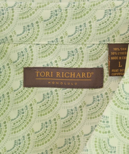 TORI RICHARD（トリリチャード）カジュアルシャツ 緑 サイズ:L メンズ/2200701277284