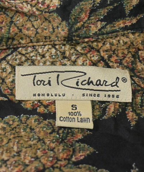 TORI RICHARD（トリリチャード）カジュアルシャツ 黒 サイズ:S メンズ/2200704222076