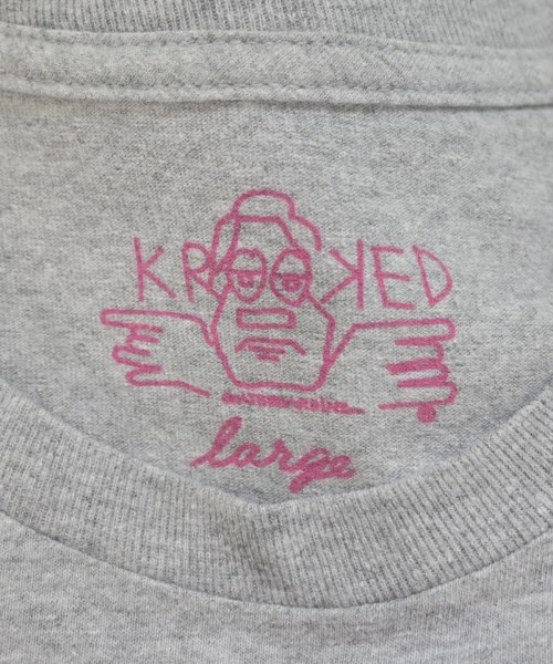 KROOKED（クルキッド）Tシャツ・カットソー グレー サイズ:L メンズ/2200686590033