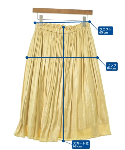 Hampstead（ハムステッド）ひざ丈スカート 黄 サイズ:-(M位) レディース/2200636239043