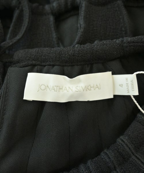JONATHAN SIMKHAI（ジョナサンシンカイ）ワンピース 黒 サイズ:4(XL位) レディース/2200677386355