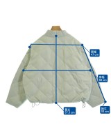 grin（グリン）ダウンジャケット/ダウンベスト 白 サイズ:2(M位) レディース/2200634129124