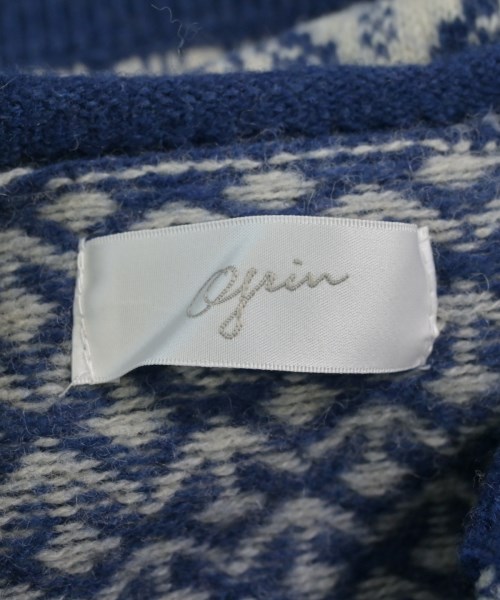 grin（グリン）カーディガン 青 サイズ:2(M位) レディース/2200634129148