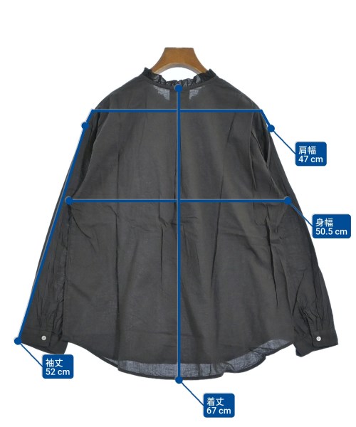 grin（グリン）カジュアルシャツ グレー サイズ:2(M位) レディース/2200634129308