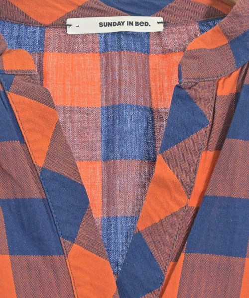 SUNDAY IN BED（サンデーインベッド）カジュアルシャツ オレンジ サイズ:L レディース/2200659405081