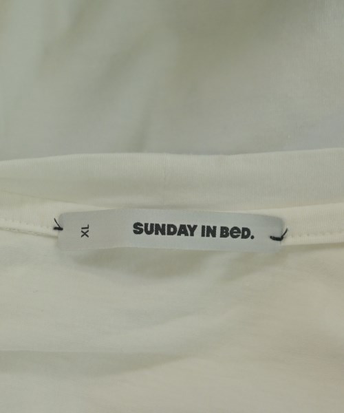 SUNDAY IN BED（サンデーインベッド）Tシャツ・カットソー 白 サイズ:XL レディース/2200671690267