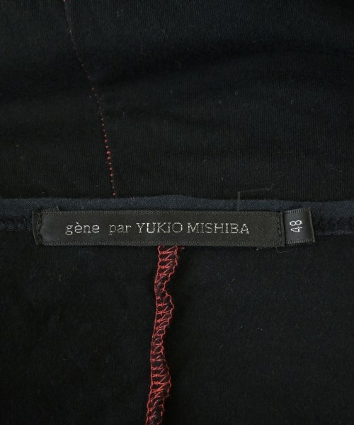 gene par YUKIO MISHIBA（ジェネパーユキオミシバ）Tシャツ・カットソー 黒 サイズ:48(L位) メンズ/2200722299029