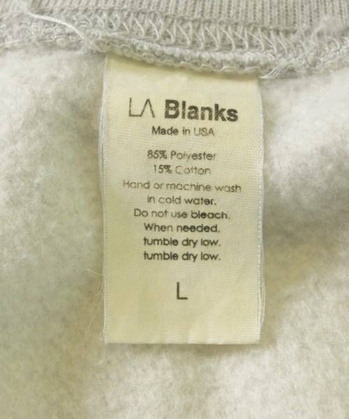 BLANKS（ブランクス）スウェット グレー サイズ:L メンズ/2200613436045