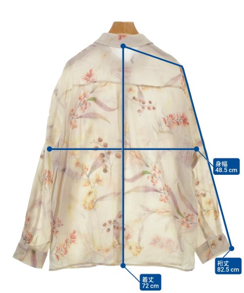 BLANKS（ブランクス）カジュアルシャツ ベージュ サイズ:F レディース/2200649631193