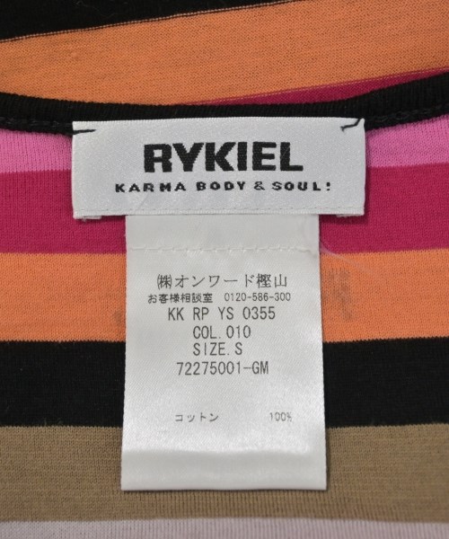 RYKIEL KARMA BODY&SOUL!（リキエル　カルマ　ボディアンドソウル）Tシャツ・カットソー ピンク サイズ:S レディース/2200709794158
