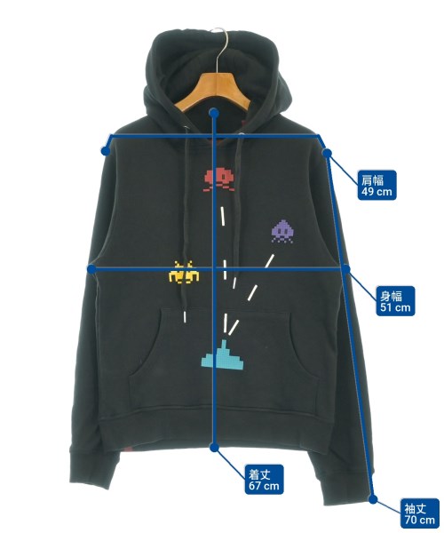 mostly heard rarely seen（モーストリィハードレアリーシーン）パーカー 黒 サイズ:M メンズ/2200617173052