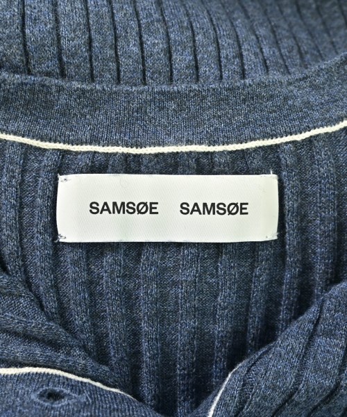 SAMSOE&SAMSOE（サムソエアンドサムソエ）ニット・セーター 青 サイズ:S レディース/2200713213133