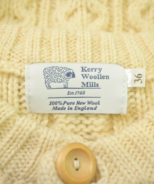 Kerry Woollen Mills（ケリーウーレンミルズ）カーディガン 白 サイズ:36(S位) メンズ/2200658111044