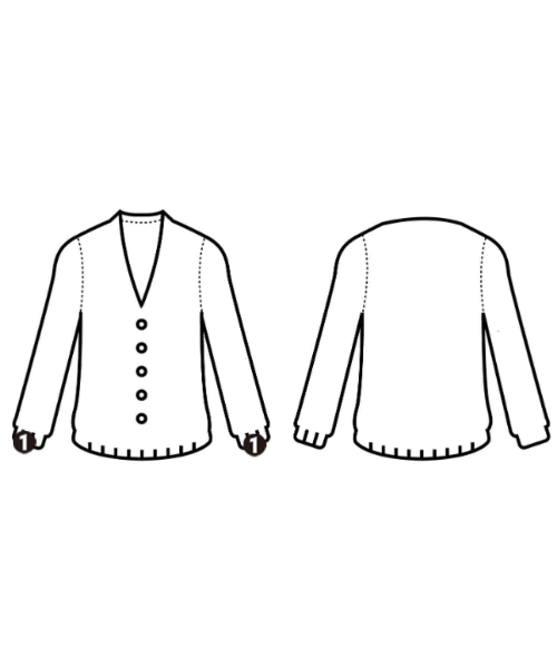 Kerry Woollen Mills（ケリーウーレンミルズ）カーディガン 白 サイズ:34(XS位) レディース/2200658548024