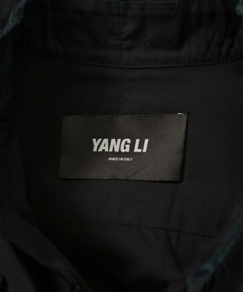 YANG LI（ヤンリー）カジュアルシャツ 黒 サイズ:44(S位) メンズ/2200640311322